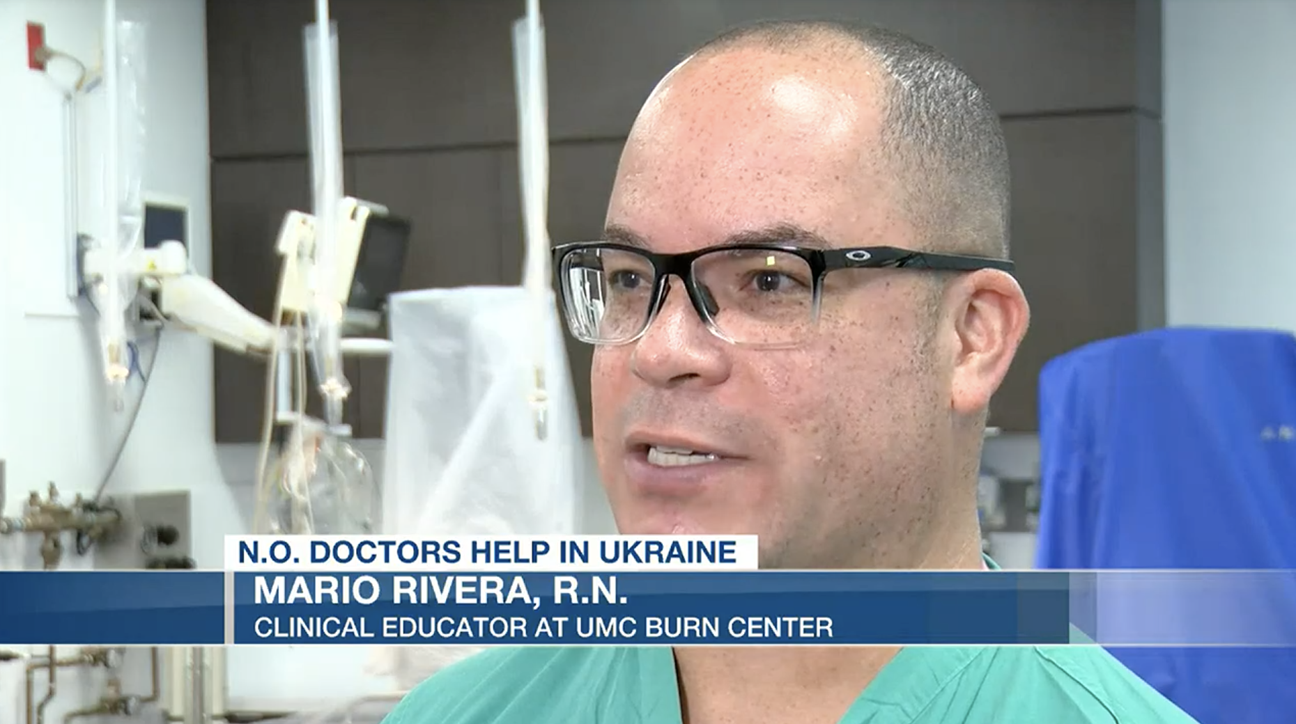 New Orleans doctors treat critically injured patients in Ukraine